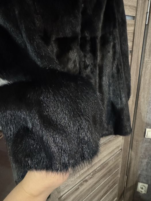 Новая норковая шуба блэкглама!размер S
