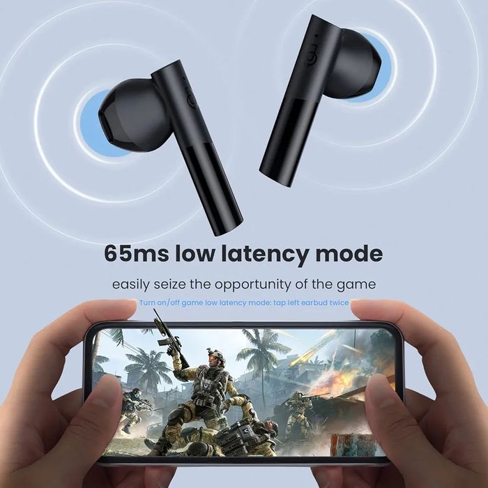 Auriculares bluetooth Haylou GT6, como novos!