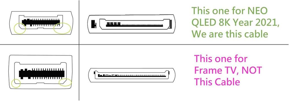 Kabel przyłączeniowy do telewizora Samsung 30 cm