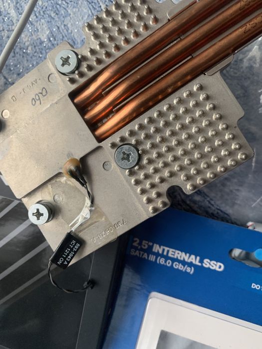 Радиатор Nvidia Quadro М3100M IMac A1312 2011год отличный с датчиком