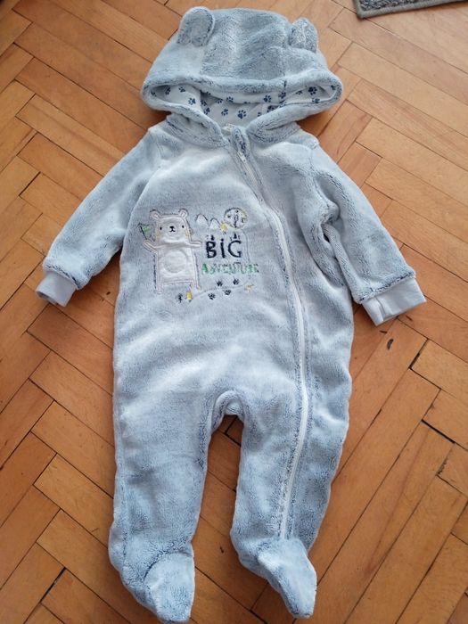 Pajacyk niemowlęcy chłopięcy rozmiar 68, firmy baby ocieplany.