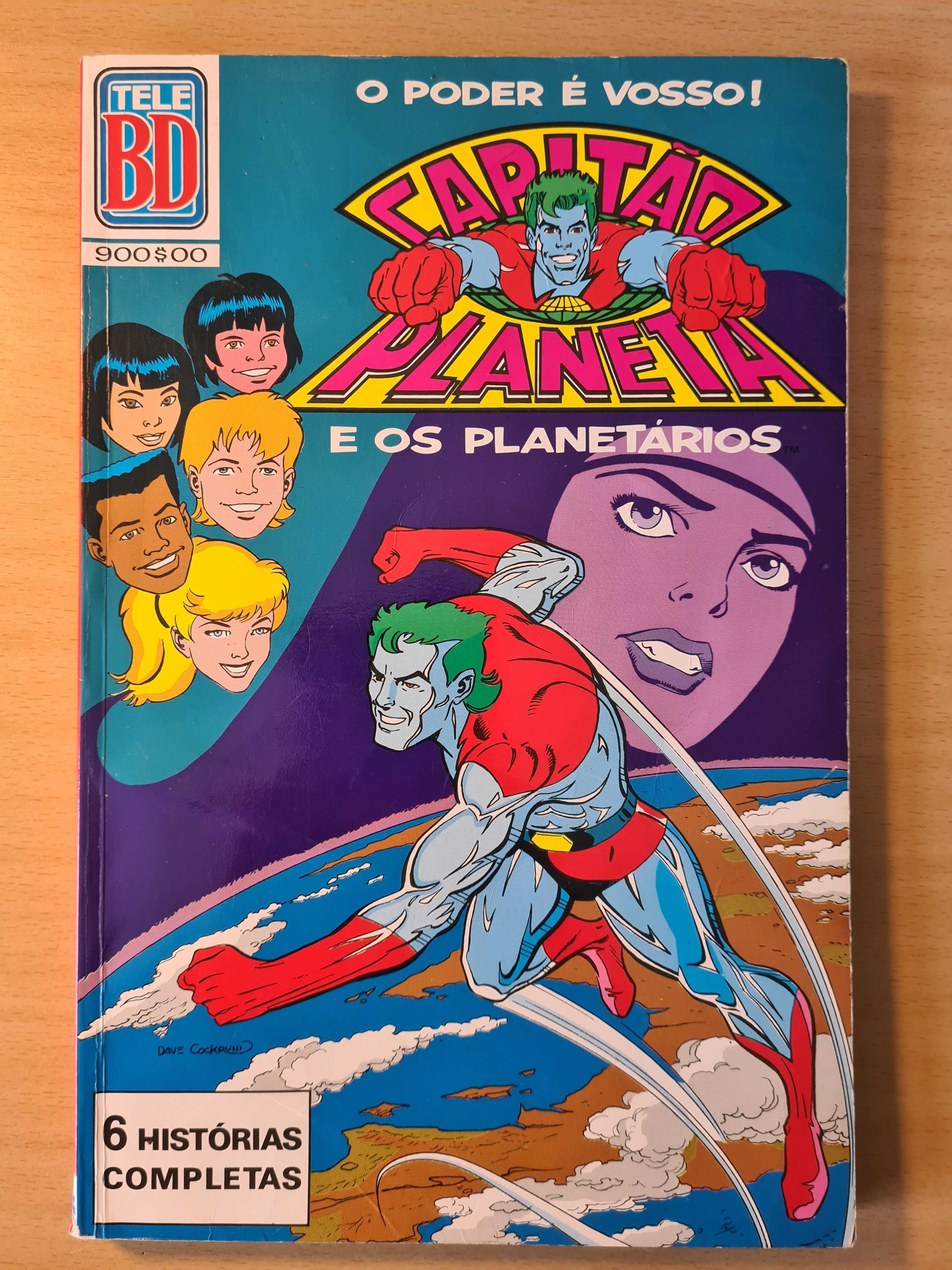 Álbum de BD "Capitão Planeta e os Planetários"
