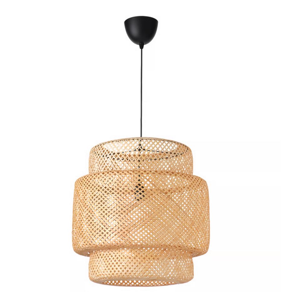 Candeeiro suspenso/abajur bambu SINNERLIG (IKEA)