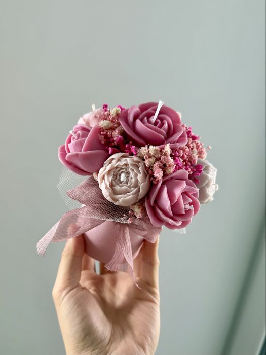 Mini flowerbox candlebox dzien nauczyciela prezent