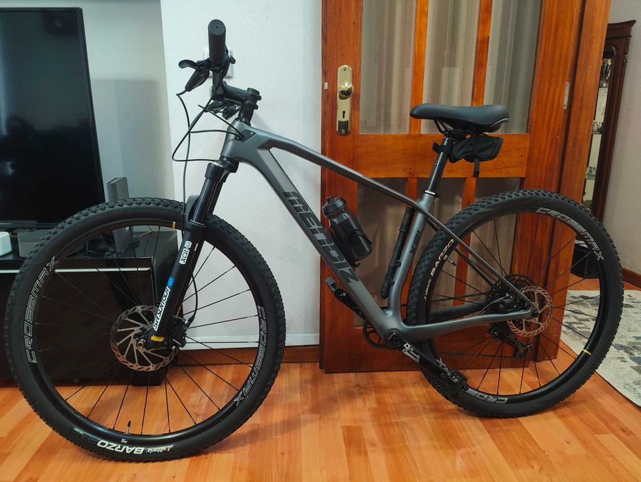 Bicicleta Montanha Carbono Cinza Matte