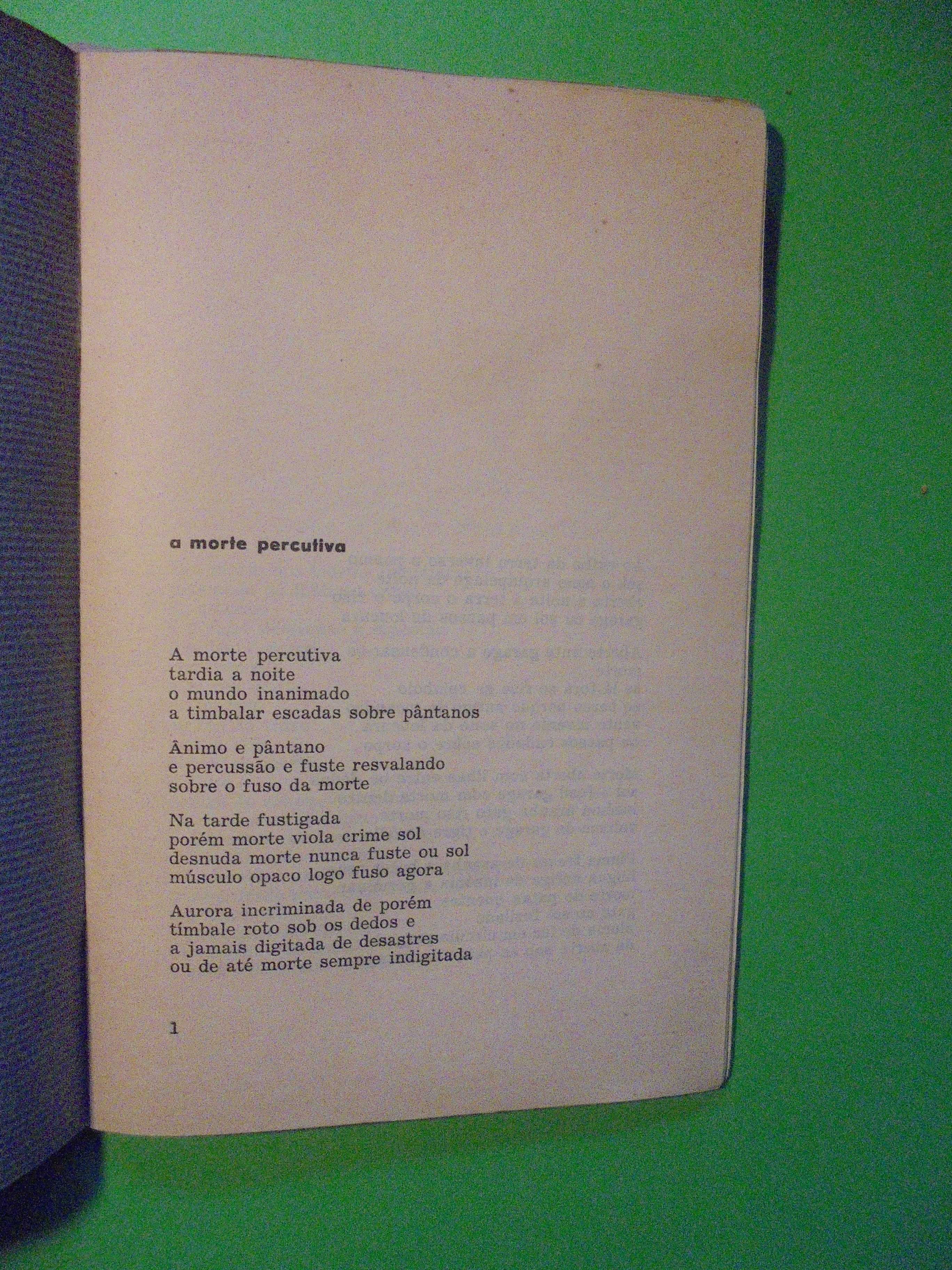 Cruz (Gastão);A Morte Percutiva-Poesia 61,1ª Edição1961