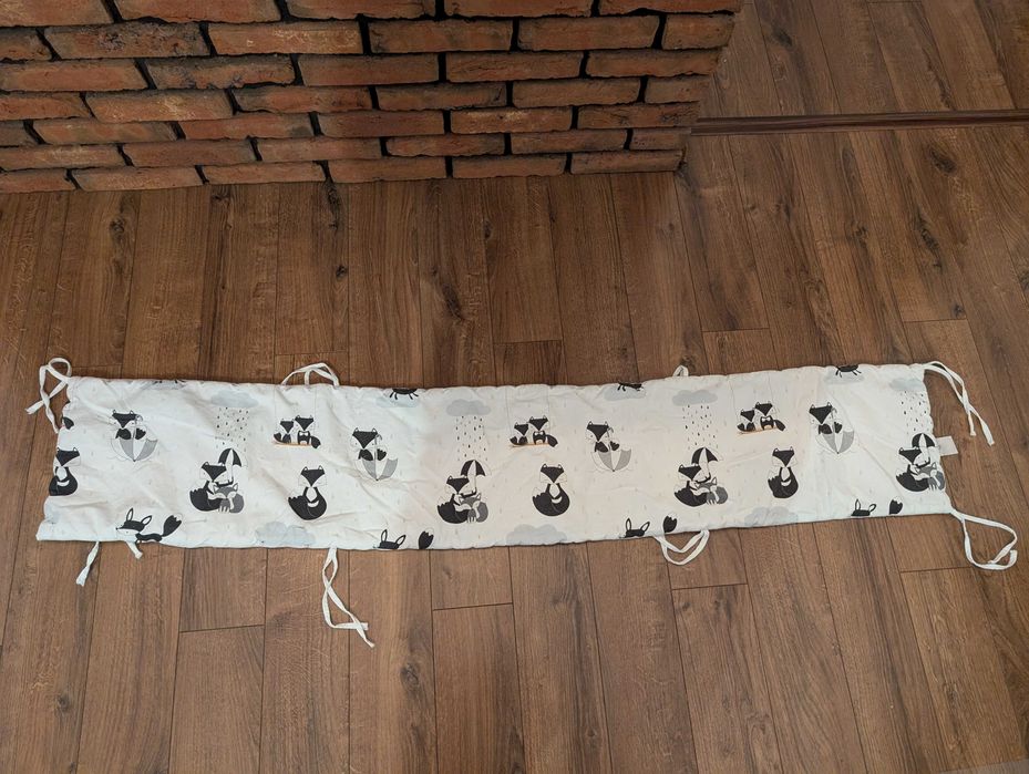 Ochraniacz na łóżeczko dziecięce osłona na łóżeczko w lisy