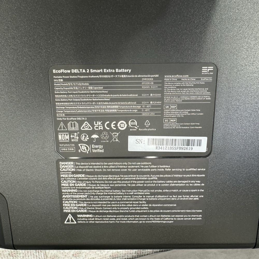 Delta 2 Extra Battery LifePo4