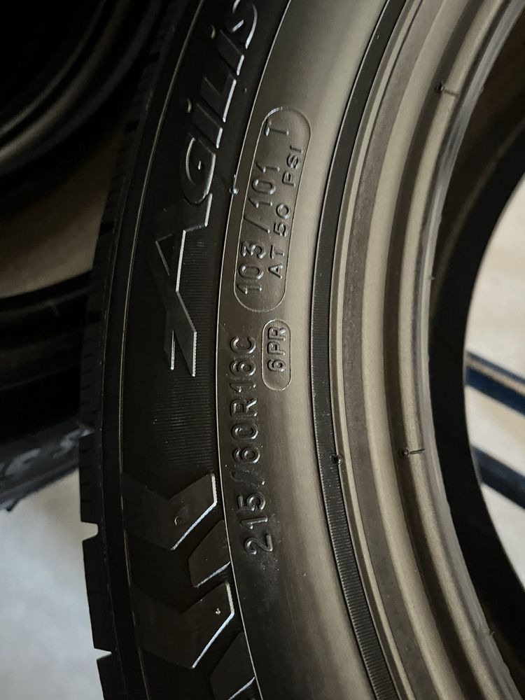 215/60/16c R16c Michelin Agilis Snow Ice 2шт нові зима