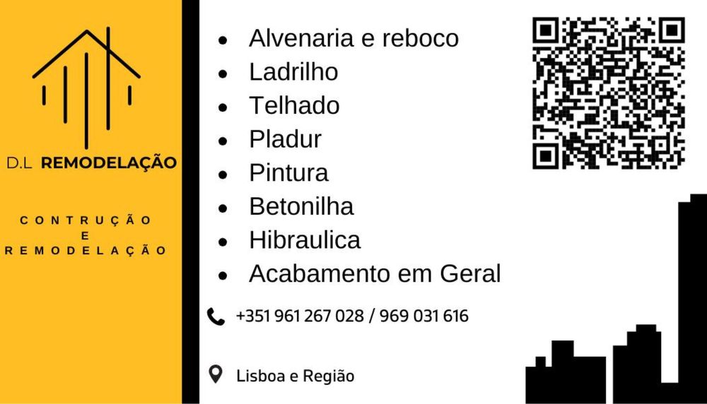 remodelação e contrução