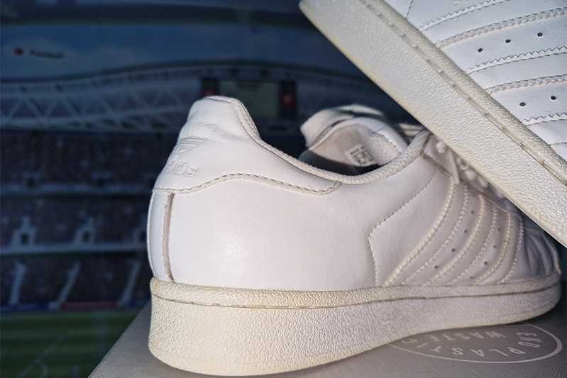 Adidas Superstar Foundation buty - sneakersy skórzane size: 41 ⅓