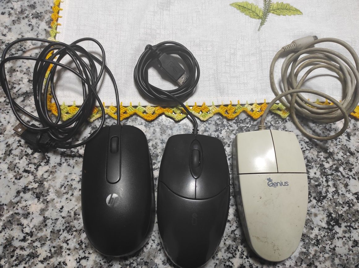 Lote de Ratos diversos USB/ps2(preço para todos os ratos)