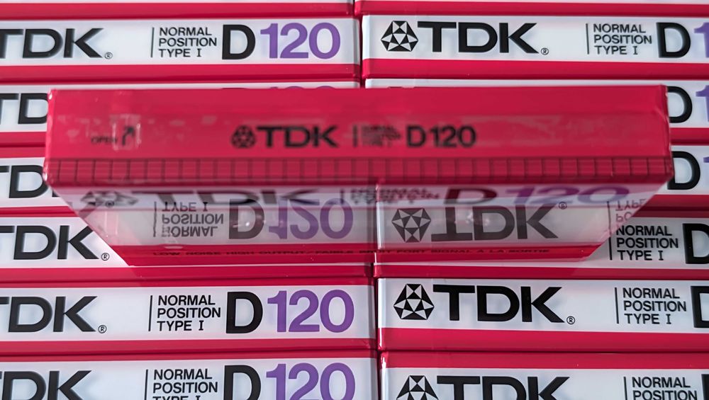 TDK D 120  - 20szt.  wydanie 1985r.