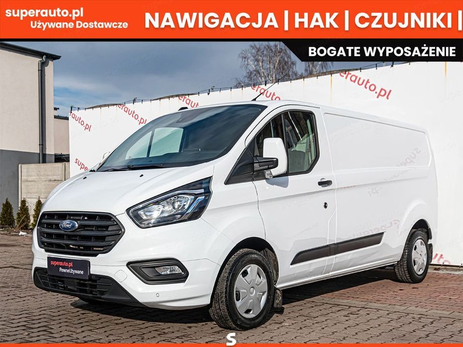 Ford Transit Custom L2H1 Trend 2.0 107KM  Nawigacja !! Hak !! Wyłożenie paki !! Radio 8" !! Tempomat !!