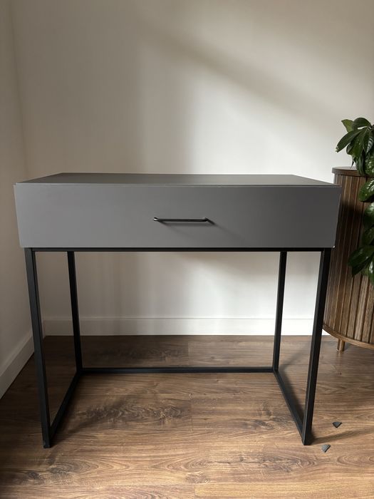 Konsola antracytowa z szufladą