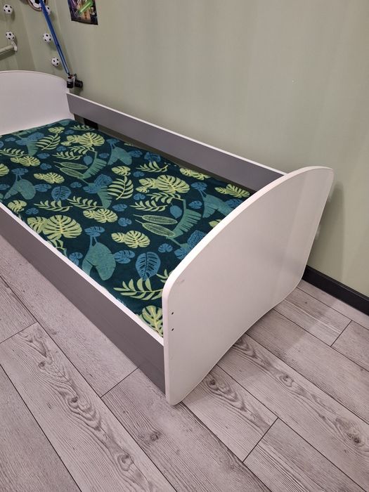 Spanie dla chłopca dziewczynki z szufladą łóżko z barierką