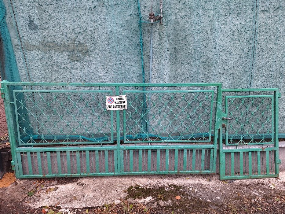 Brama,bramka,słupki,przęsła,ogrodzenie
