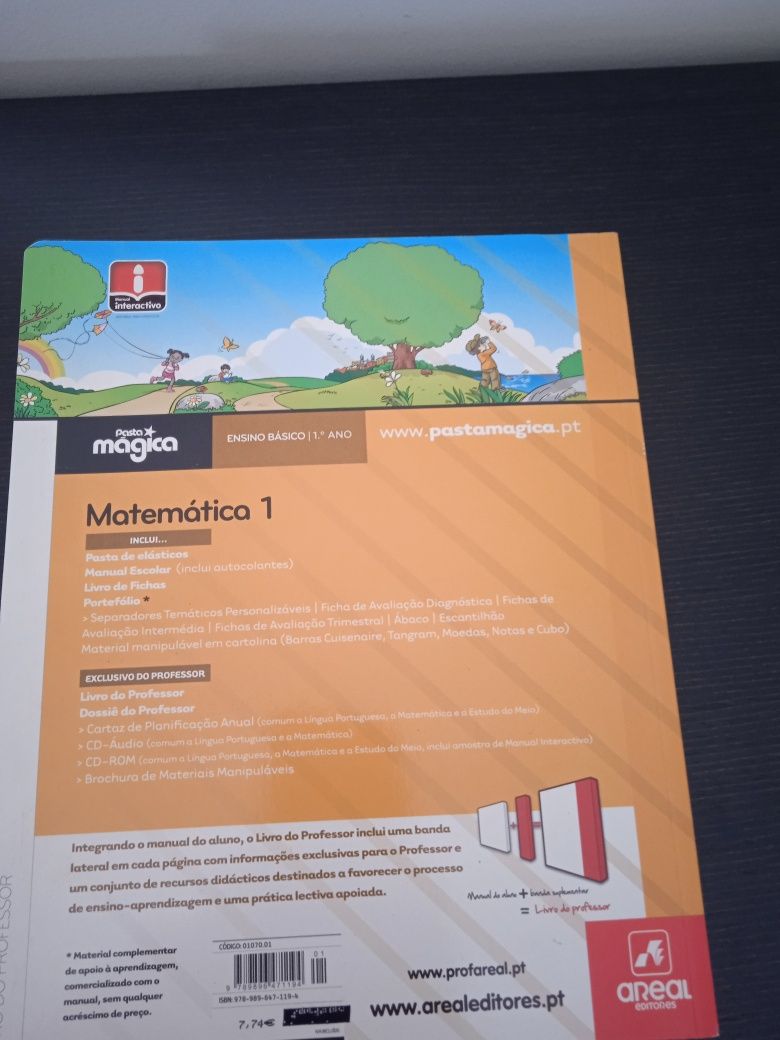 Manual ( versão professor) Pasta Mágica 1º ano Matemática