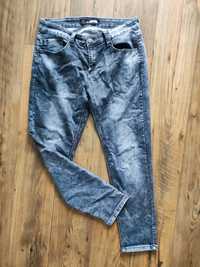 Spodnie męskie jeansowe szare 34