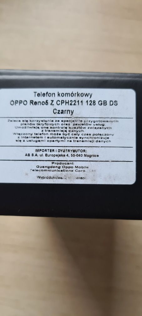 OPPO 5Z 5G Szary 128GB DS stan B.Dobry