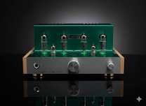 ‼️Усилитель Ламповый papatube.audio Emerald 6п41c ℹ️ с подсветкой ламп