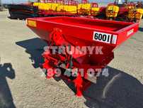 rozsiewacz nawozów DWUTALERZOWY Strumyk plandeka/kratka 400l -1600l