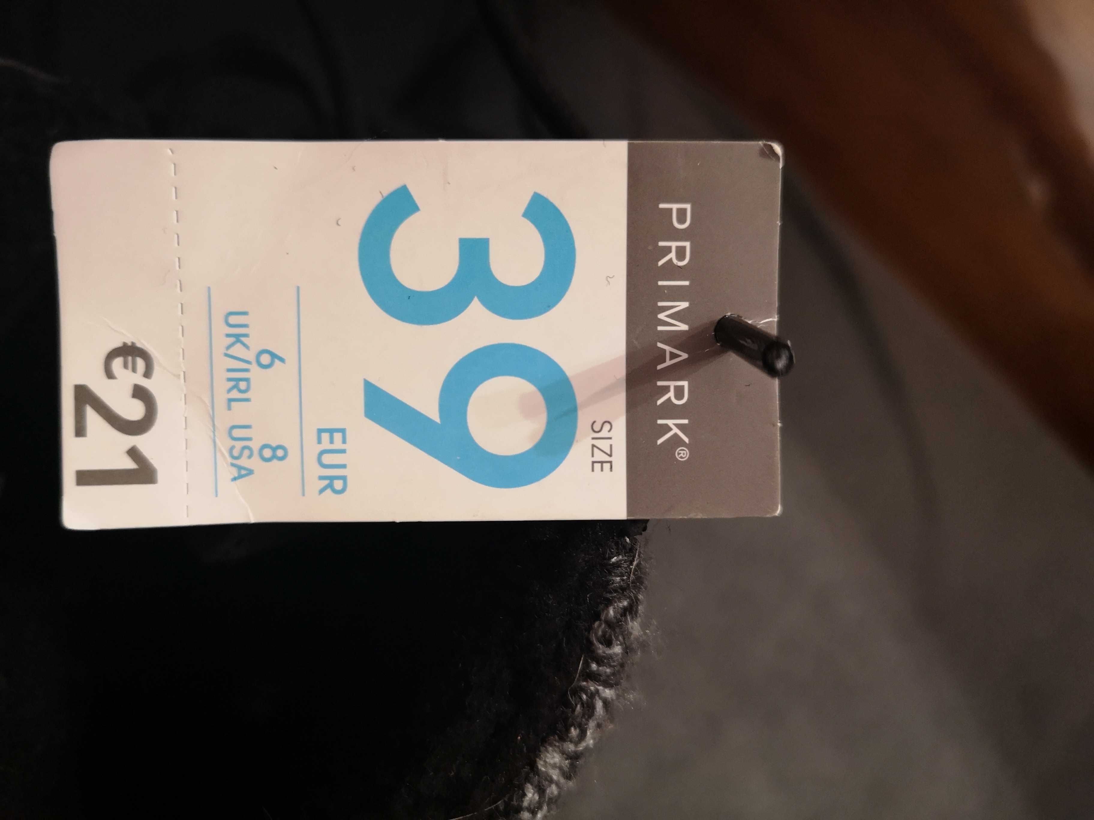 Botki Workery  trapery  czarne - nowe 39