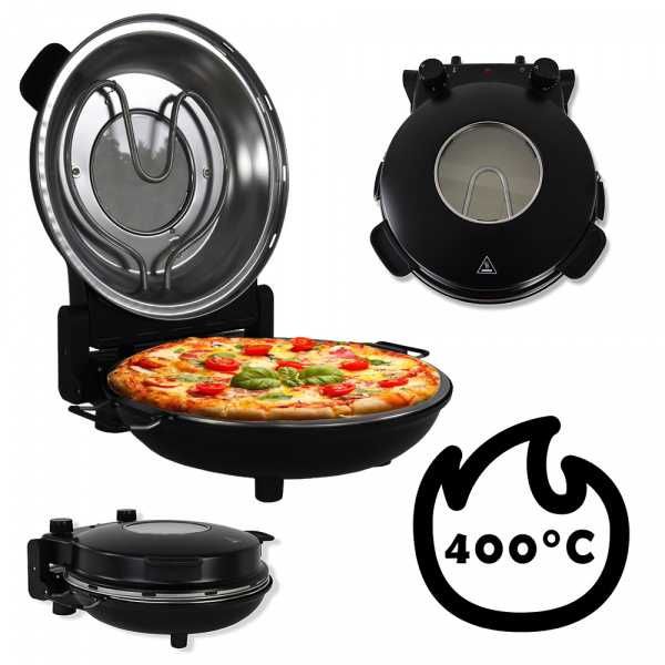 Piec kamienny do pizzy 400°C 1200W HD18200