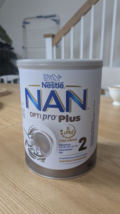 3 puszki - Mleko modyfikowane NAN Opti pro Plus 2 - 800g