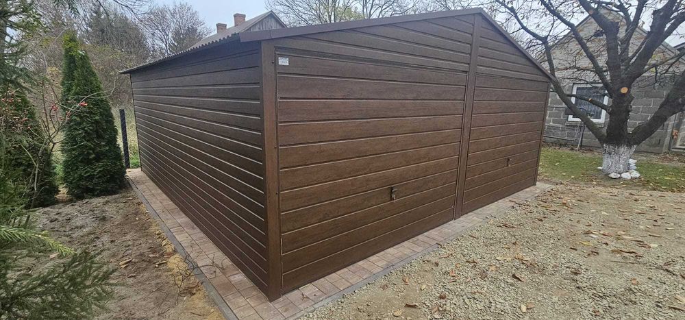 Garaż blaszany 6x5 PREMIUM inne wymiary Garaże Schowki