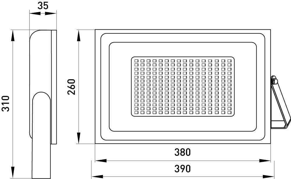 Reflektor Naświetlacz lampa LED 200W 6000k IP65
