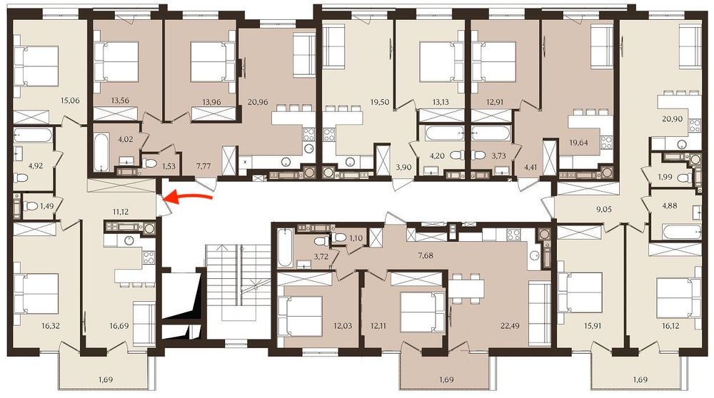 Продаж 2-кімнатної квартири в ЖК Infinity Park, вул. Зелена