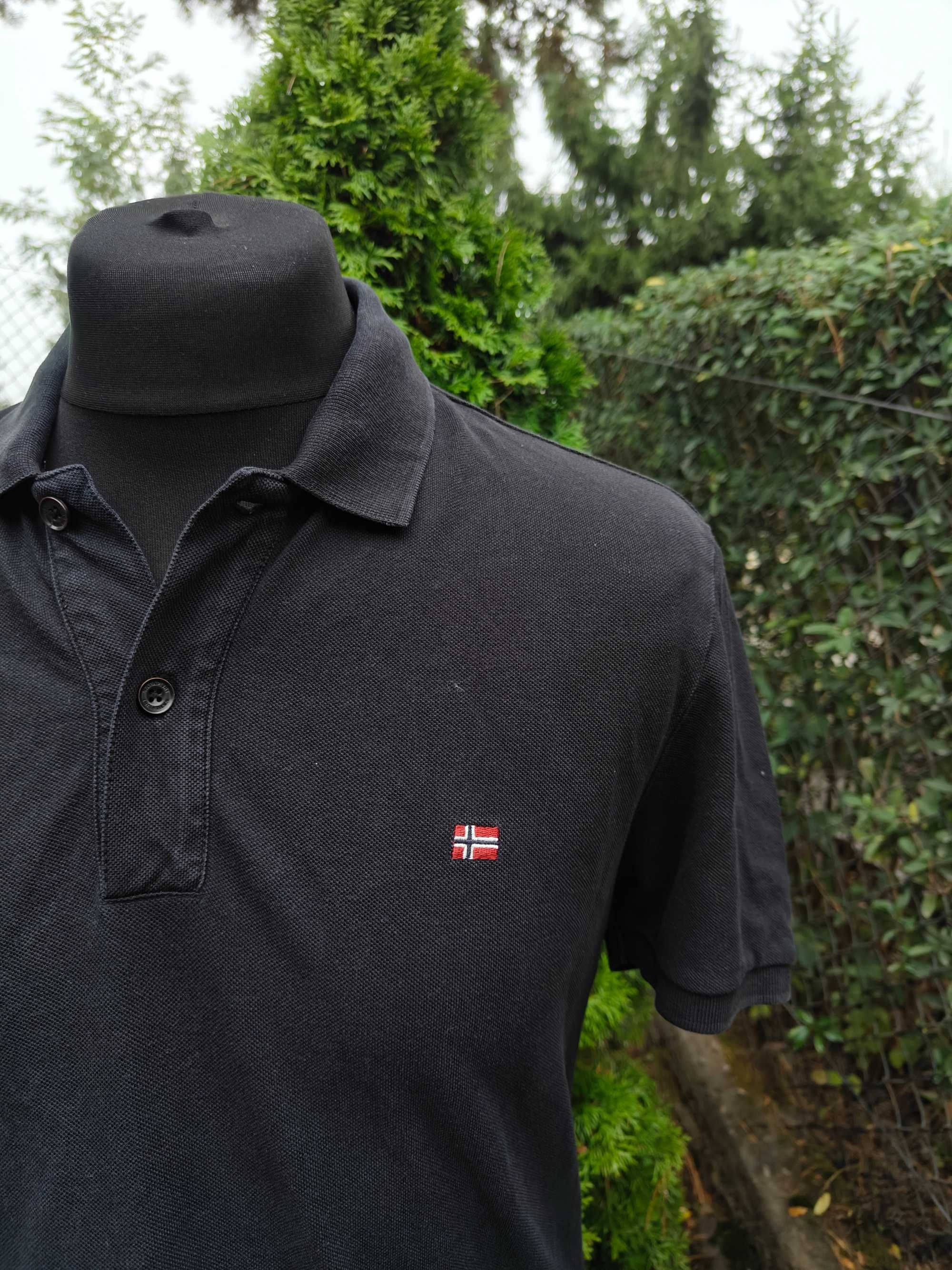 Napapijri męska koszulka t-shirt polo polówka M L