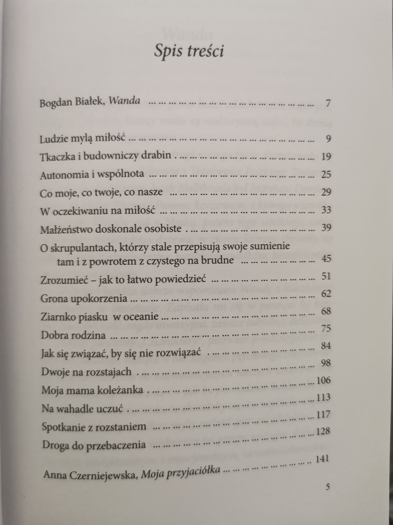 Miłość nie do pomylenia Wanda Trabert (Sztander) charaktery