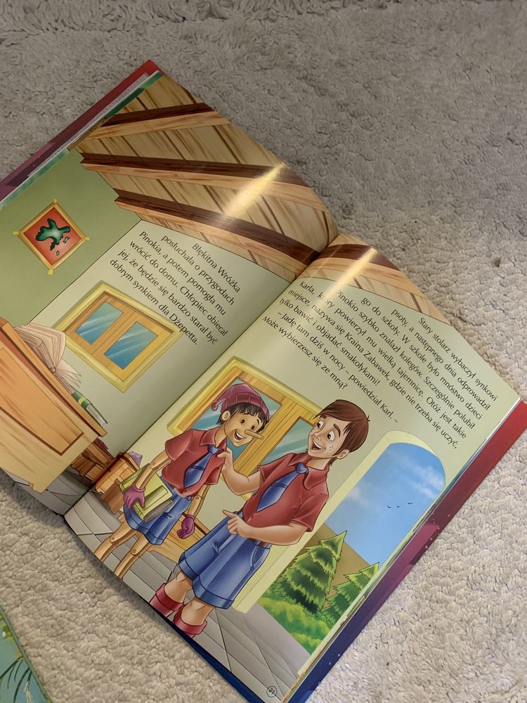 Książka dla dzieci pinokio czytanki literatura