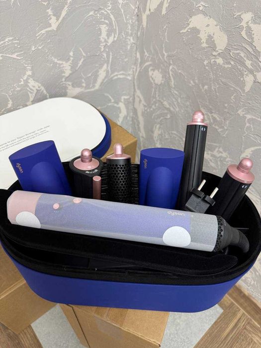 Стайлер Dyson HS05 Airwrap Complete Long Blue/Blush Gift Edition