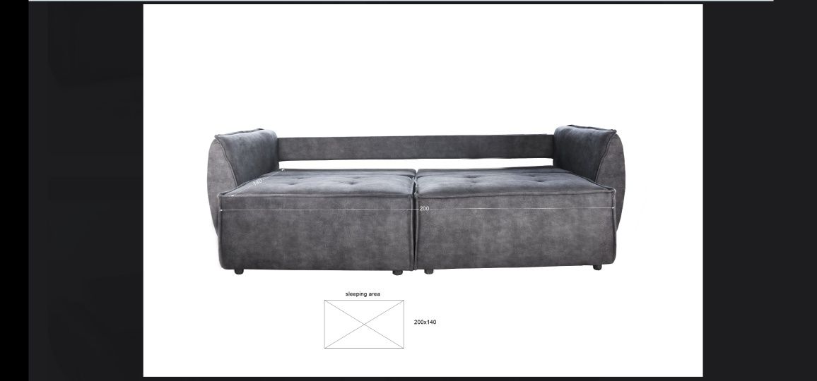 Nowoczesna Sofa 4w1