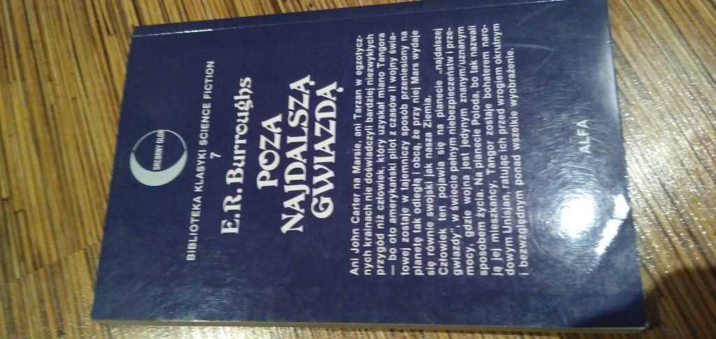 Poza najdalszą gwiazdą - E.R Burroughs