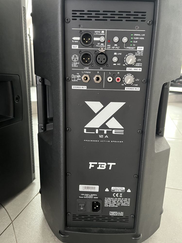Kolumny aktywne FBT X-Lite 12a (2 sz. + pokrowce)