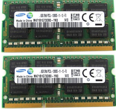 DDR3L sodimm 16GB(8+8) Samsung/Hynix/Ноутбука