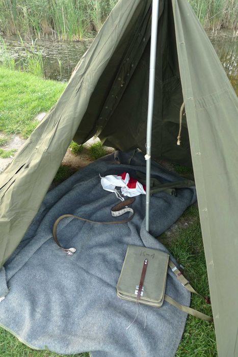 Peleryna wojskowa pałatka namiot