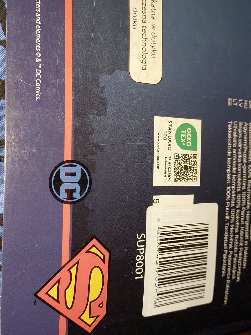 Dla chłopca Pościel Superman Comics Komplet pościeli 160×200 Super-men