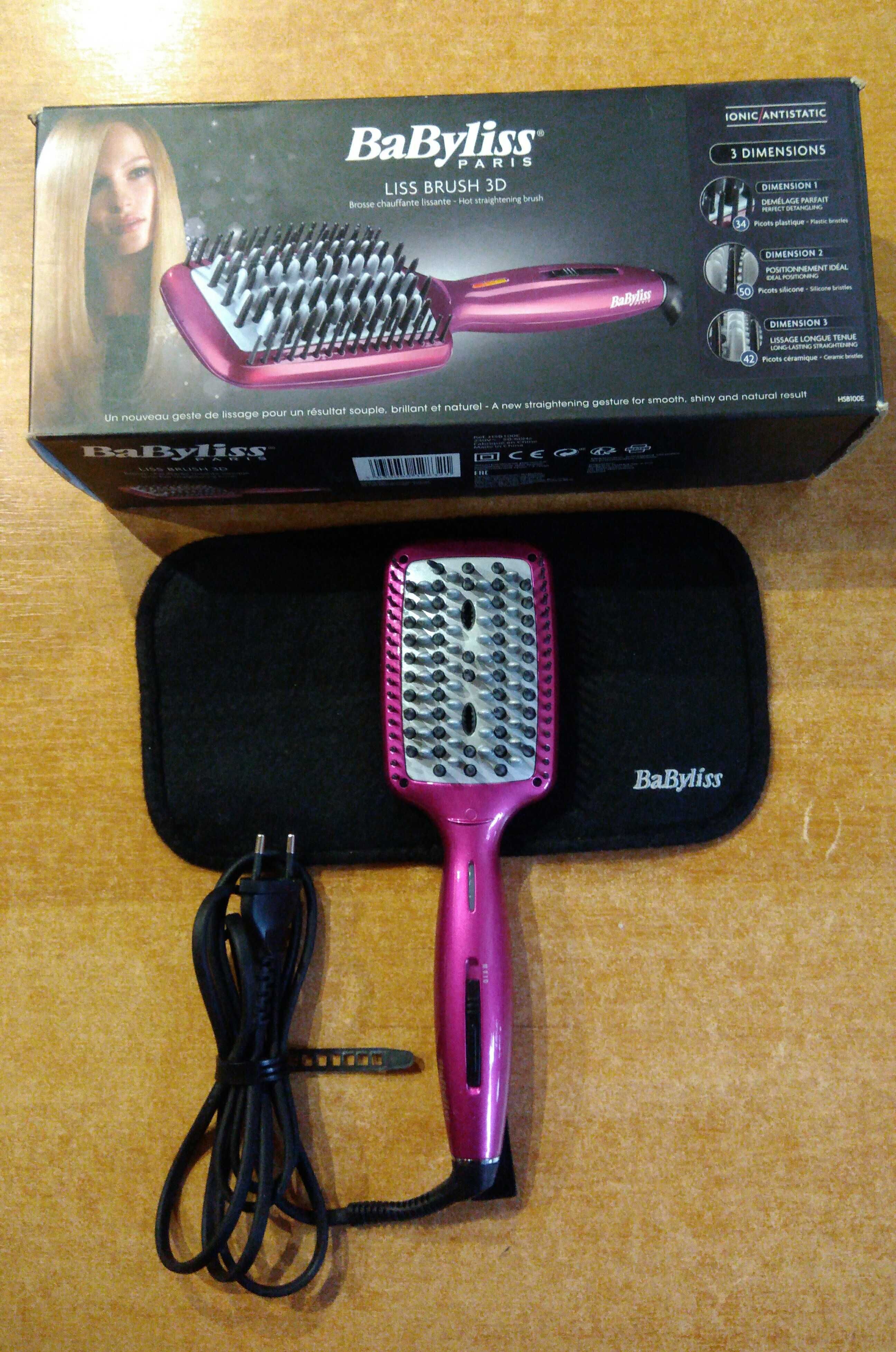 Sprzedam szczotkę prostującą do włosów Babyliss Liss Brush 3D