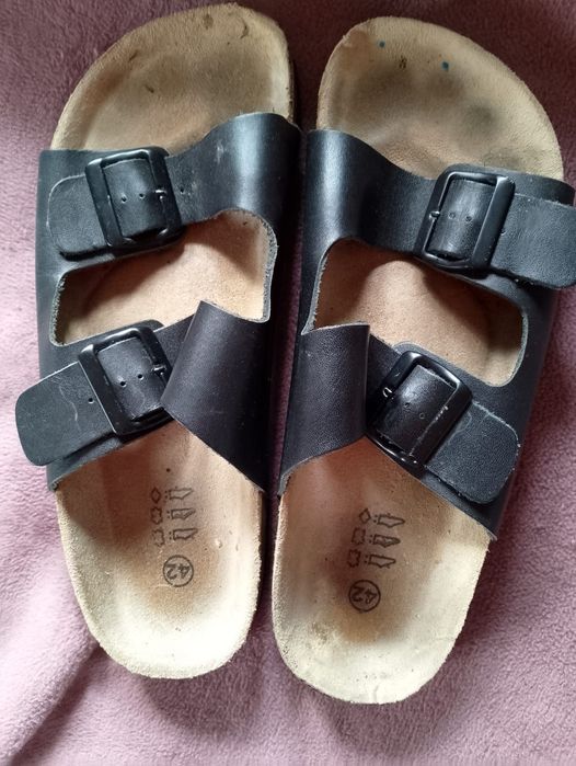 Шльопанці чоловічі шкіряні