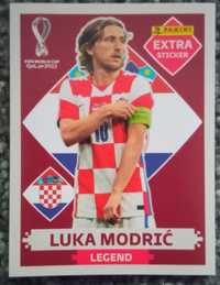 Luka Modric - naklejka Extra Sticker Panini Qatar 2022