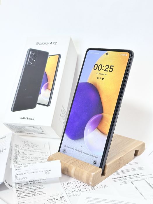 6/128Gb Samsung A72 Чек! Відмінний стан! Гарантія!