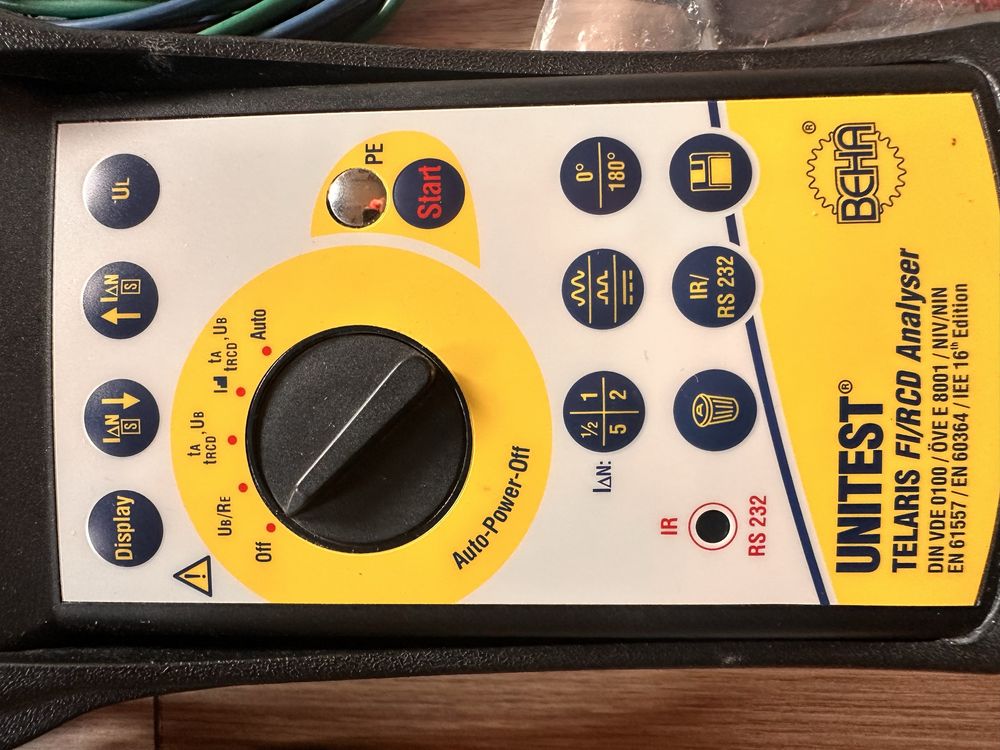 Unitest Telaris Fi / RCD tester miernik