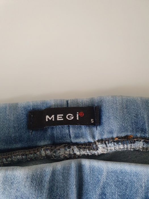 Nowe Spodnie dżinsowe  z lycrą legginsy S