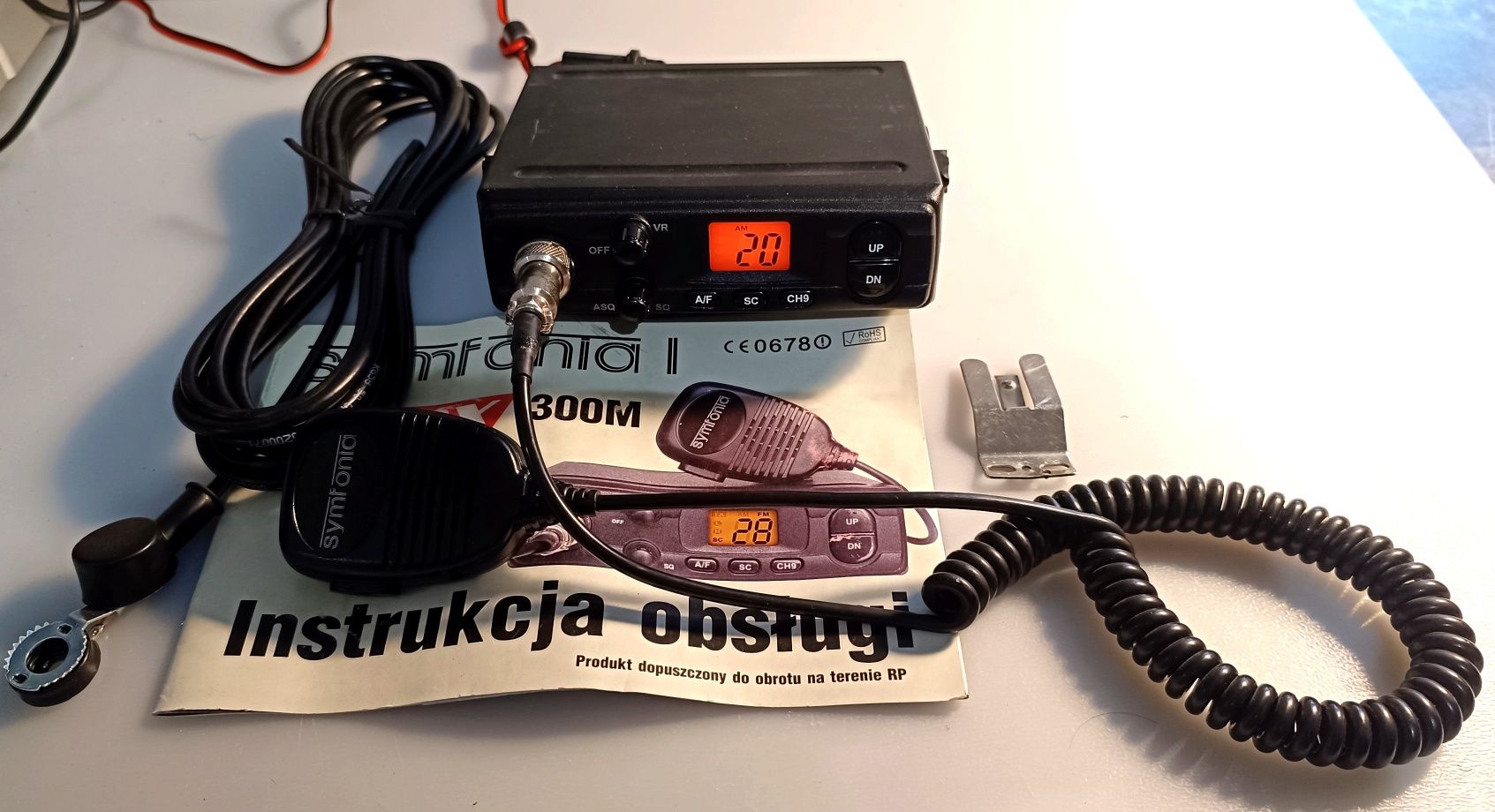 CB Radio Merx Symfonia 300M kompletne z dodatkami