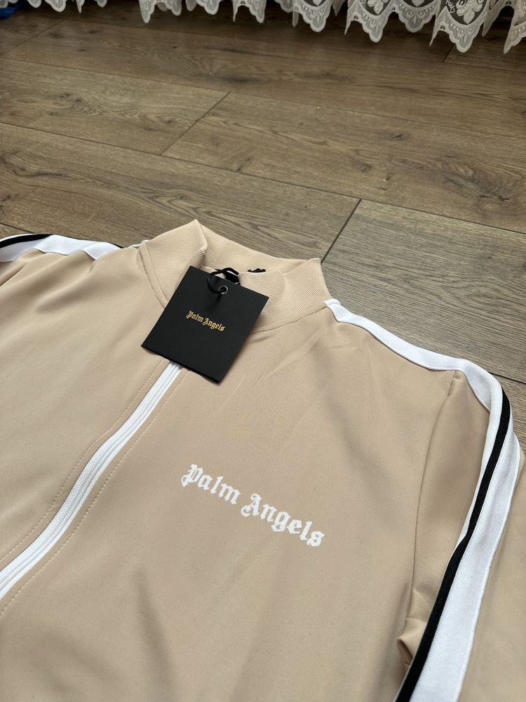 НОВА Кофта Palm Angels Beige | Зипка Пальм енджилс палм зіпка/світшот